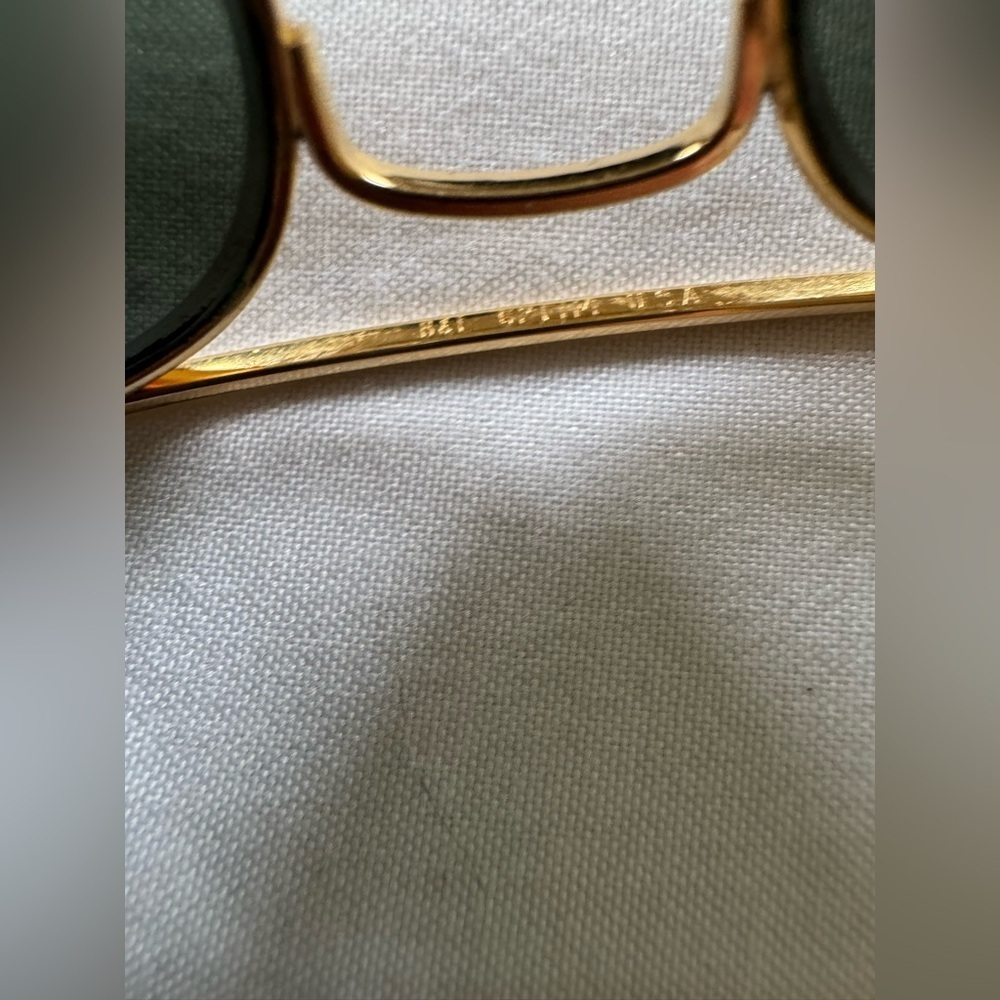 VINTAGE B&L RAY-BAN ARISTA  AVIATOR SUNGLASSES - Picture 4 of 4